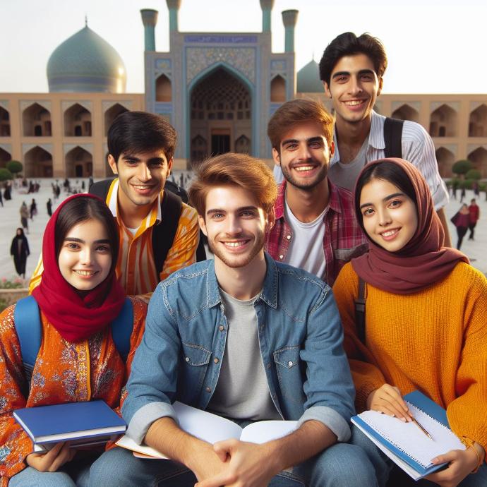 We are with international students! International students study in Iran